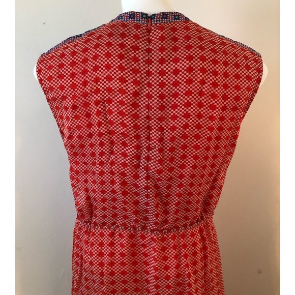 Anthropologie Tanvi Kedia Sol Patchwork Boho Maxi Dress Size Medium - Picture 5 of 8